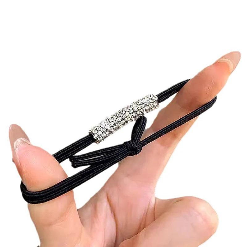 Rhinestone Hair Tie High Elasticity Hair Rope