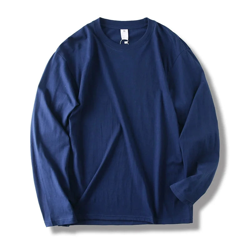 Autumn Spring Cotton T-shirt Tees Long Sleeve White Shirt Kids Tops