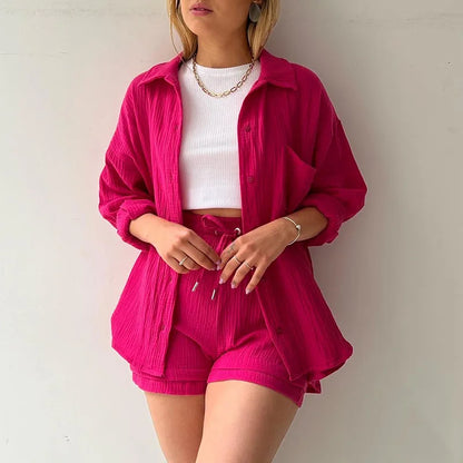 Casual Loose Short Pants Sets