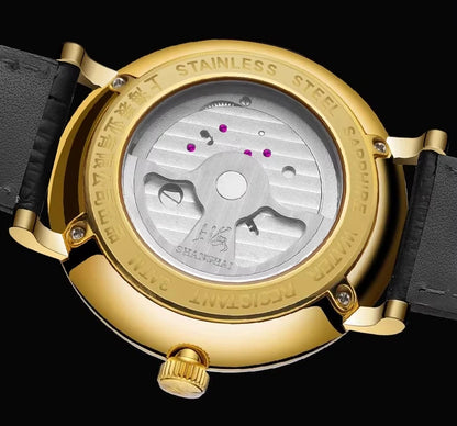 Sky Dome Mechanical 42mm Center Flywheel Automatic Watch