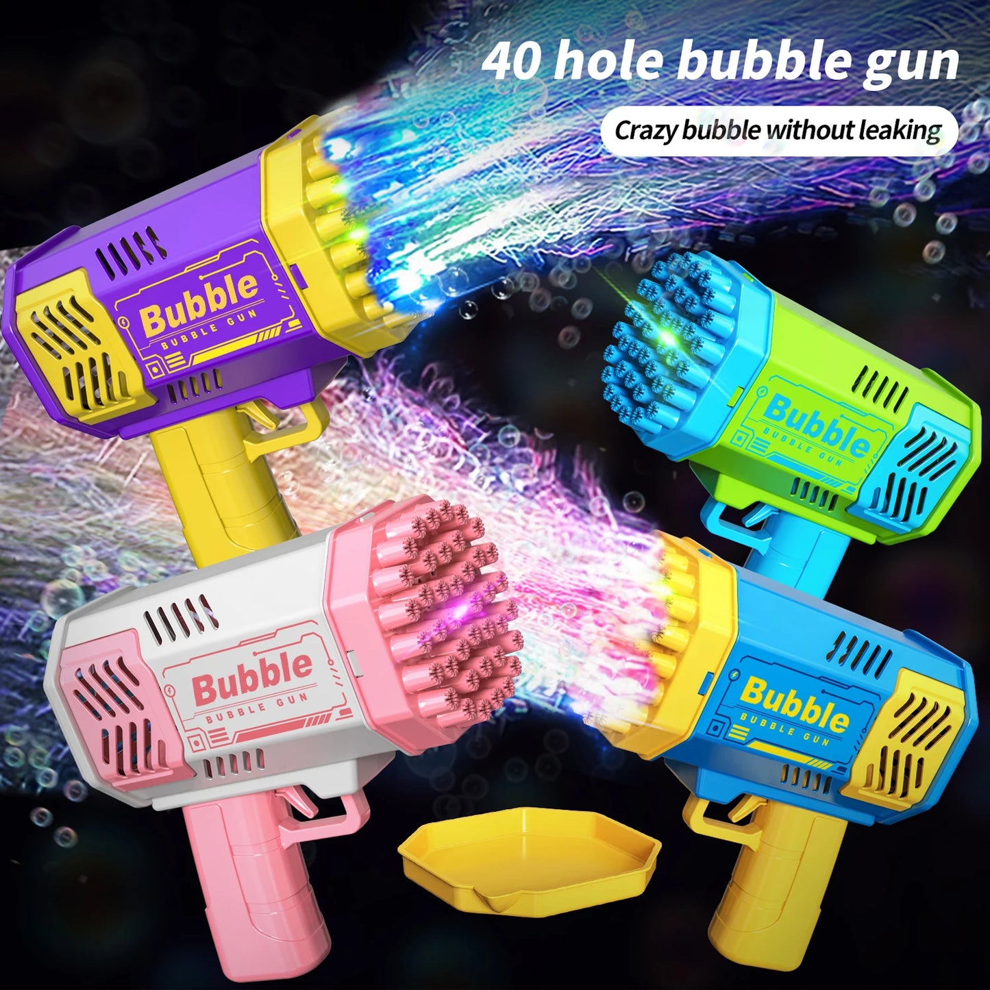 40 Hole Bubble Machine Fully Automatic Bubble Blowing
