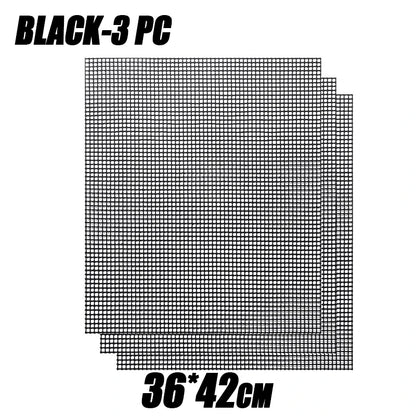 Barbecue Mats Barbecue Grill Mesh High Temperature Resistant Cuttable