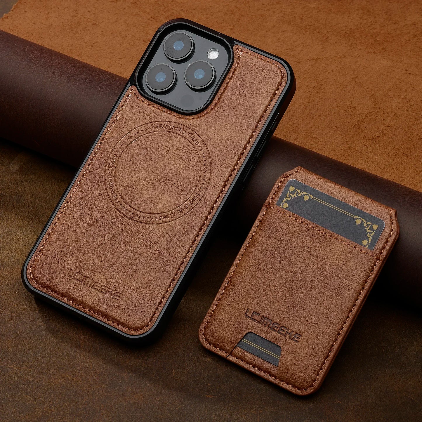 Detachable Magnetic 2 In 1 Leather Case Phone Cover