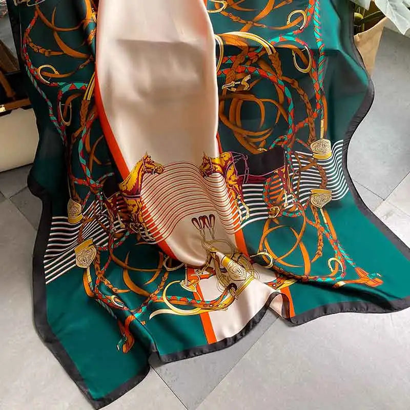 Pañuelos de seda para la cabeza