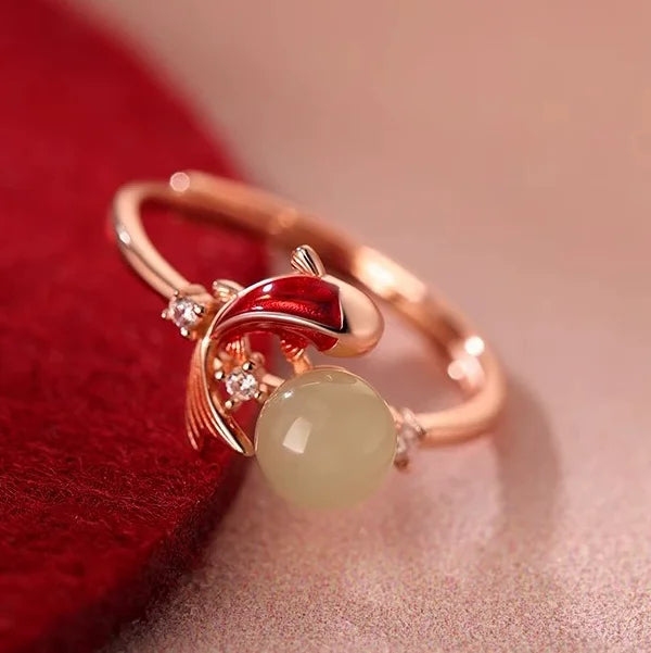 Sam Panda 925 Sterling Silver Simple Vintage Big Ball Ring