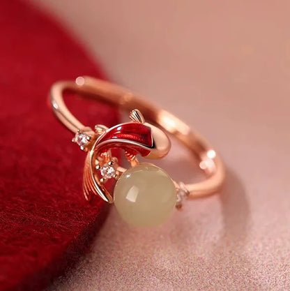 Sam Panda 925 Sterling Silver Simple Vintage Big Ball Ring