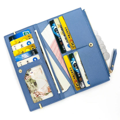 Long Credit Card Holder Clutch Wallet
