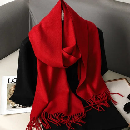 Scarf Warm Thicken Cashmere Shawl Scarves