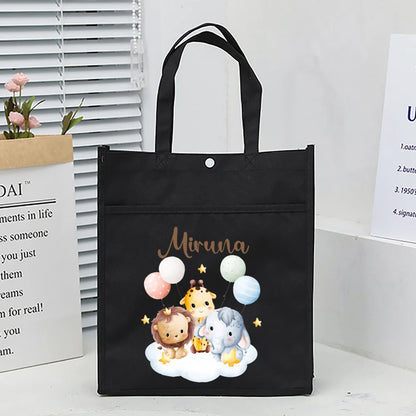 Kids Library Tote Bags Homeschool Cute Custom for Kids