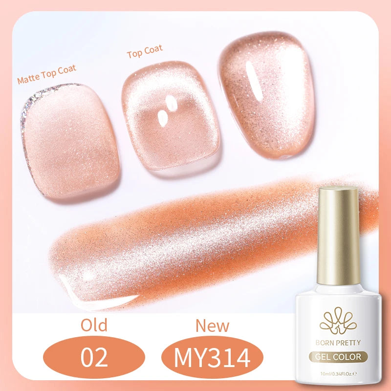 Dark Red Cat Magnetic Gel Nail Polish