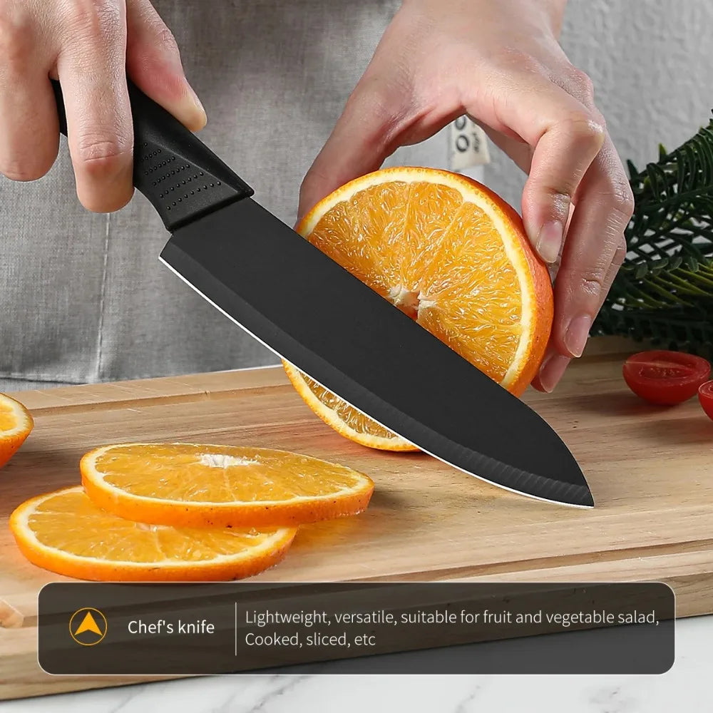 6pcs Kitchen Knife Set with Knife Holder