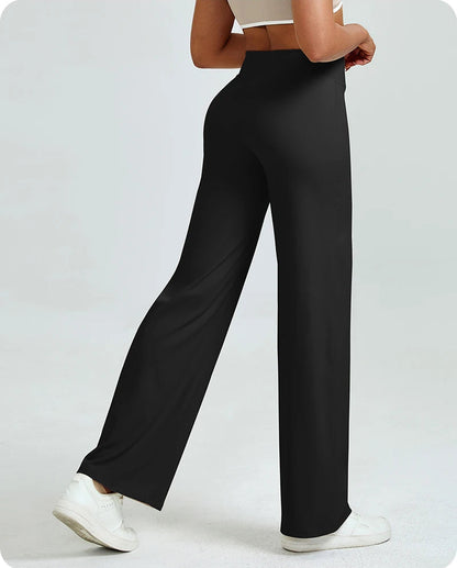 High Waisted Straight Leg Yoga Pants