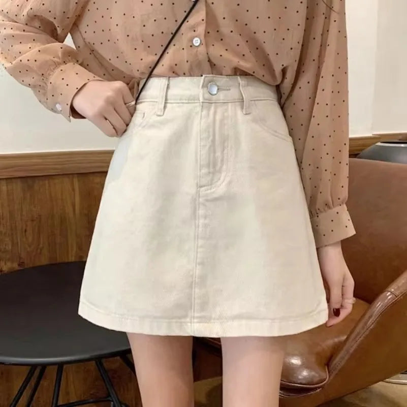 Sexy Tight Bag Hip  Slim Fit Jeans Skirts