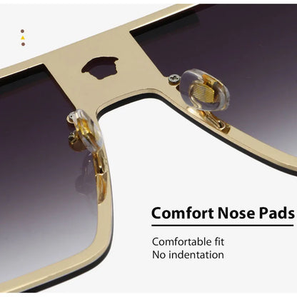 Oversized cool street style Sunglasses