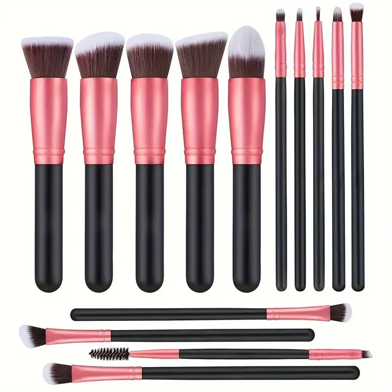 14PCS Makeup Brushes Soft Fluffy Foundation Blush Set