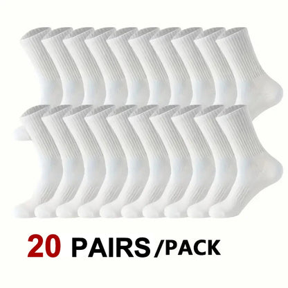 5/10/20 Pairs Round Neck Socks