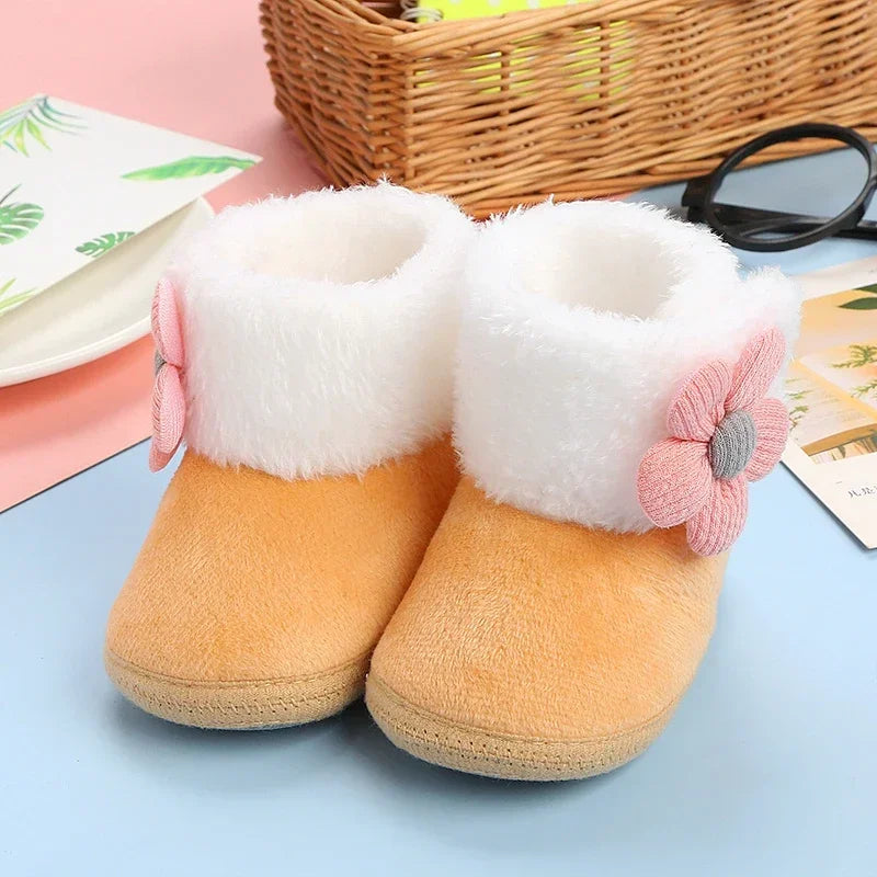 Newborn Baby Girls Boys Soft Snow Boots