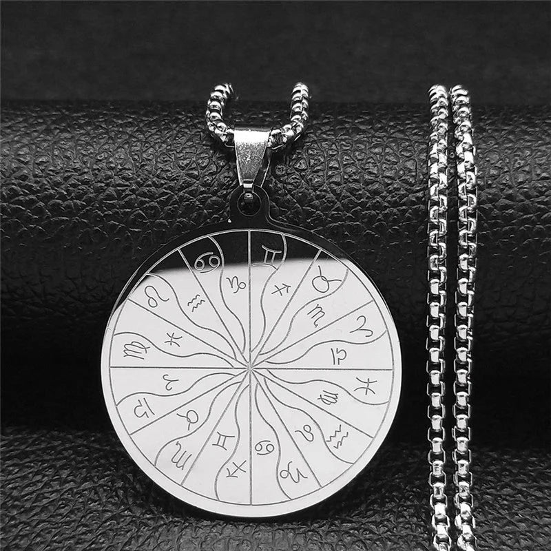Seven Archangels Amulet Stainless Steel Necklaces