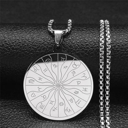Seven Archangels Amulet Stainless Steel Necklaces