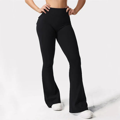Wide Leg High Stretch Yoga Leggings Pant ﻿