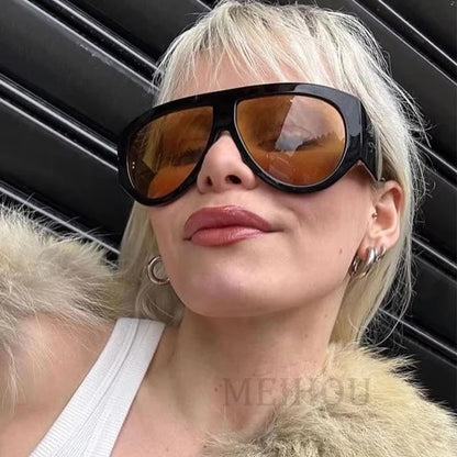 Oversized Pilot Luxury Big Frame Sunglasses