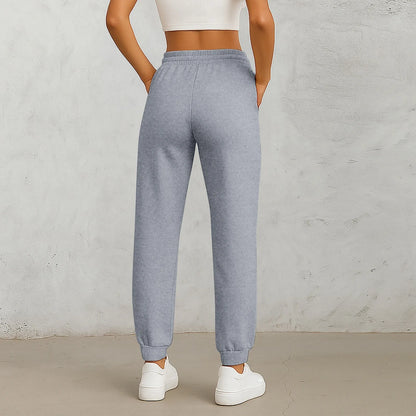 Straight Leg Elastic Waist Pants