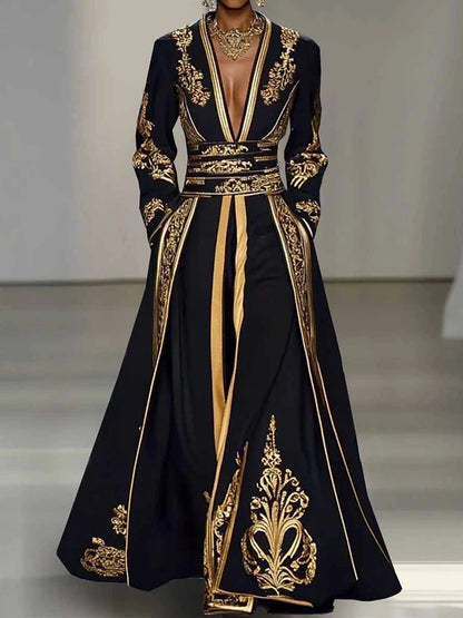 Long Sleeve Chic Party Dress