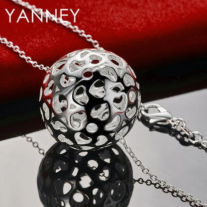 925 Sterling Silver Ball Necklace