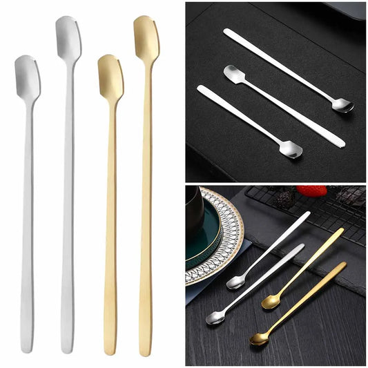 Kitchen Bar Tea Long-Handle Coffee Stirrers Milk Spoon