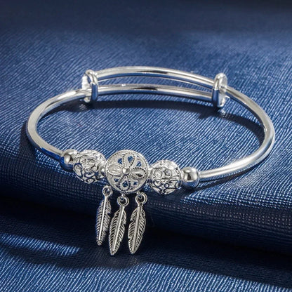 DANA 925 Sterling Silver Bead Ball Bracelets