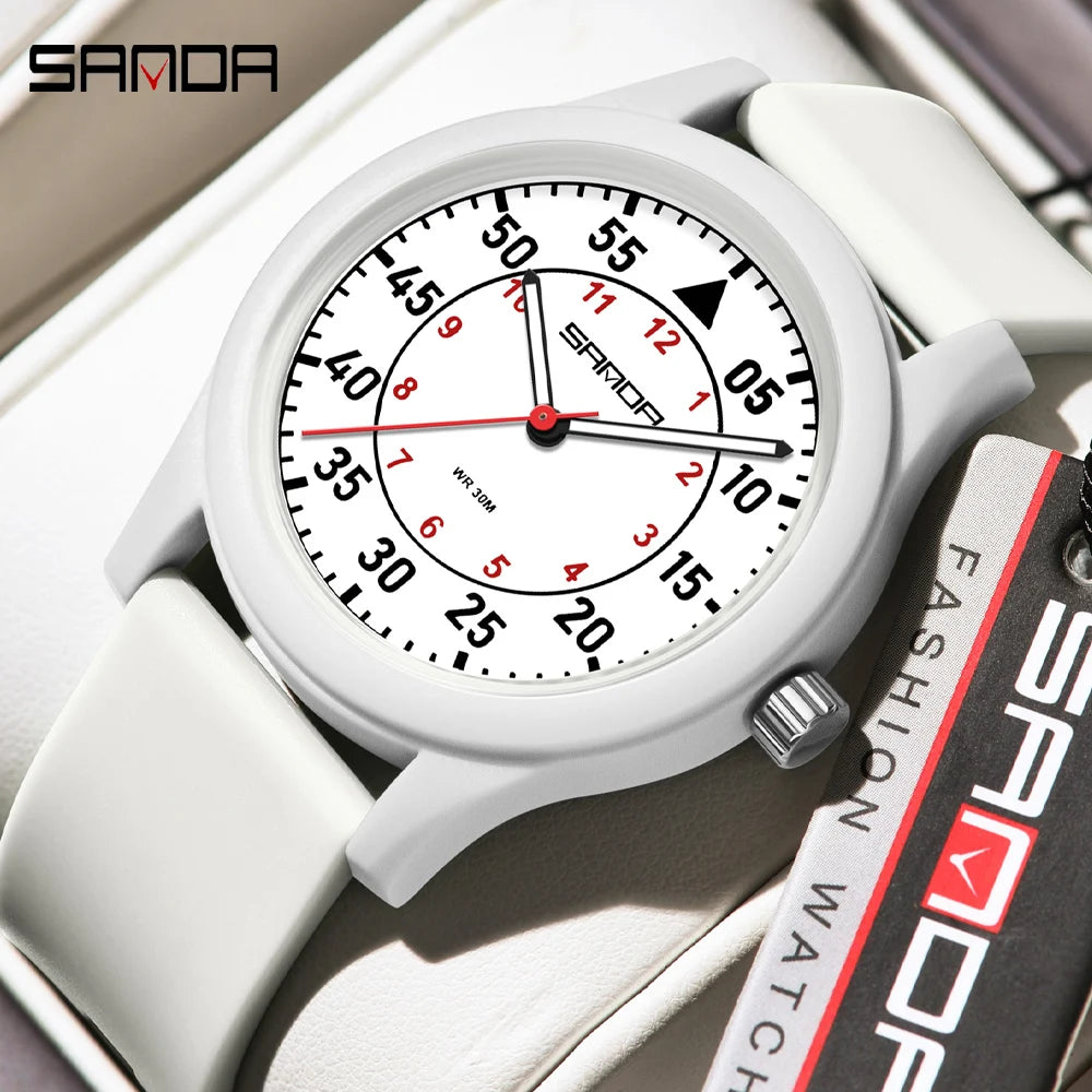 Luxury Quartz Elegant  Luminous Waterproof 30M Wristwatch