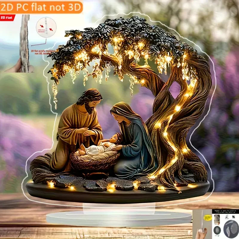 Jesus Scene Decoration Newborn Home