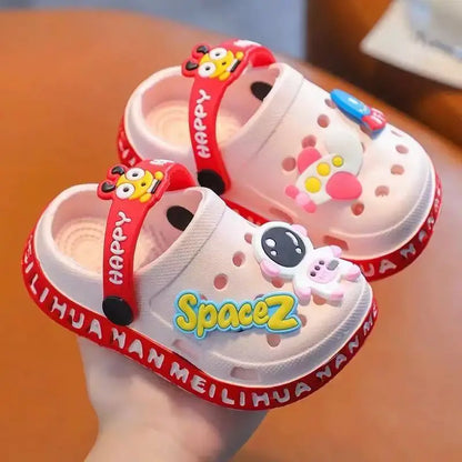Soft Anti-Skid Cartoon DIY Beach Slippers