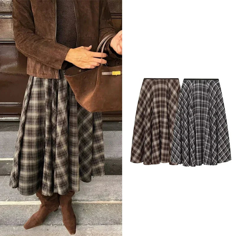 British Youth Plaid Skirts