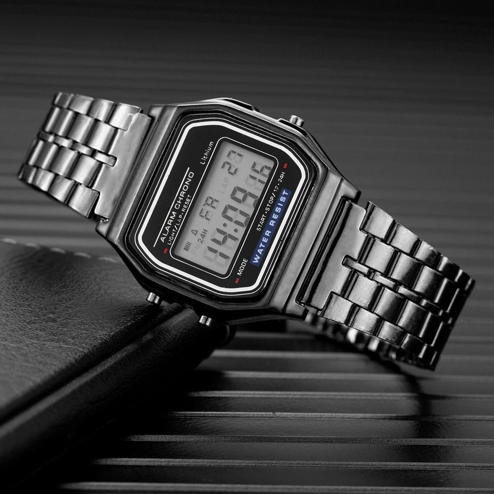 DANA Digital Stainless Steel Business Watches