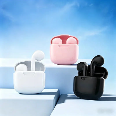 wireless Bluetooth earbuds with noise cancellation long battery