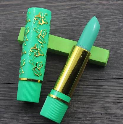 6Pcs Waterproof Lipstick Sexy Lip Stick Royal Pattern Vintage Embossed Lipstick Set