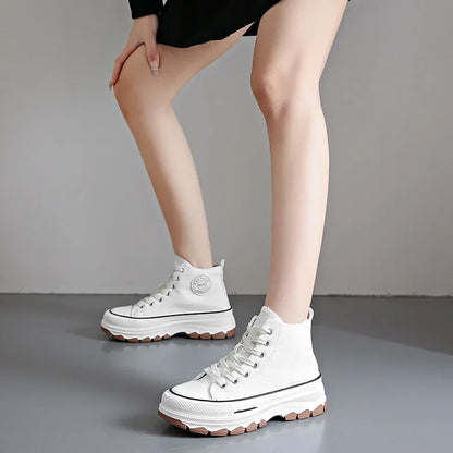 Thick Bottom Canvas Sneakers