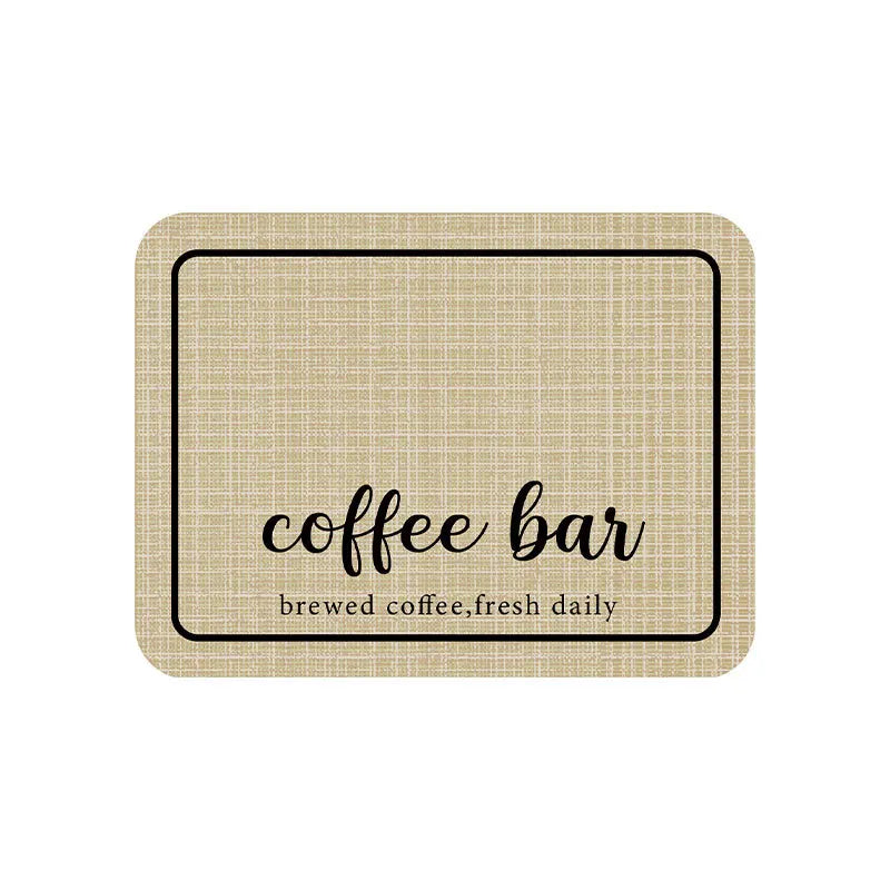 Hot Coffee Machine Rug Water Absorbing Pad