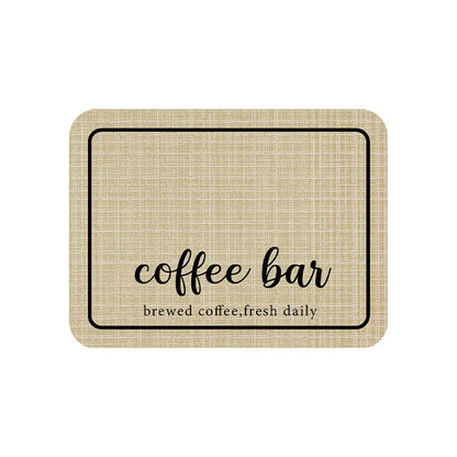 Hot Coffee Machine Rug Water Absorbing Pad