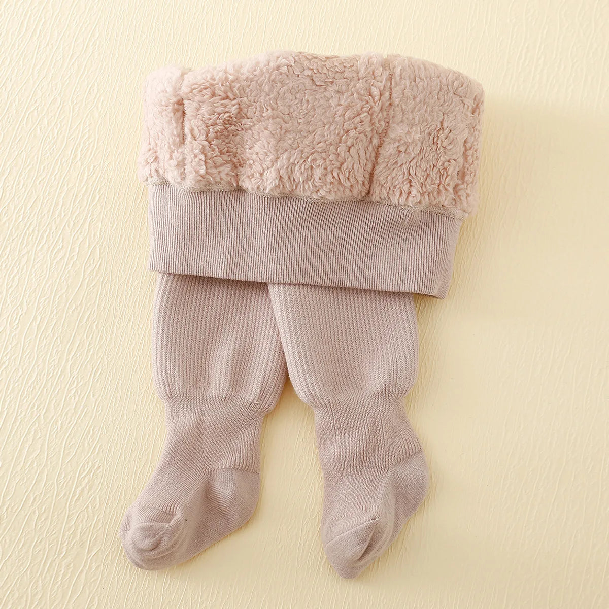 Winter Polar Fleece Lining Stripes Plus Thick Warmth Cotton Tights Toddler Leggings