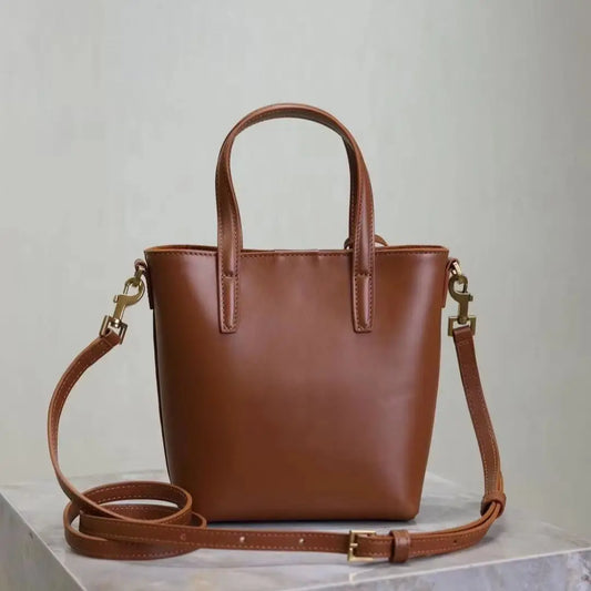 High Quality First Layer Cowhide Hand Bill Shoulder Bag