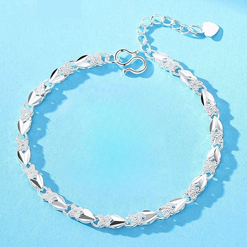 925 Sterling Silver Ball Necklace Set