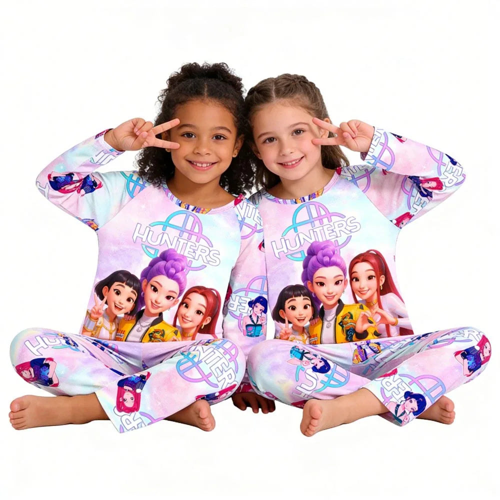 Pajamas Kpop Long Sleeve Sleepwear Pyjamas