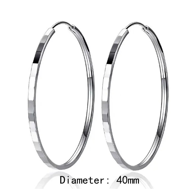 Senlissi 18K Gold Plated Hoop Earrings