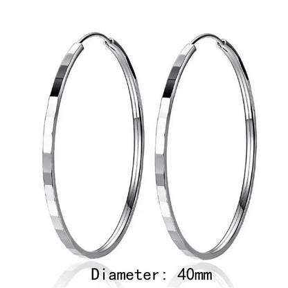 Senlissi 18K Gold Plated Hoop Earrings