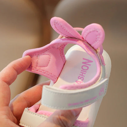 Cartoon Greenish Pink Soft Boys Girls Shoes