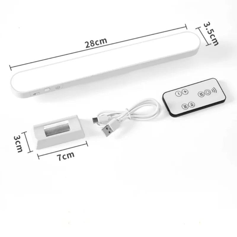 Magnetic LED Desk Lamp USB Rechargeable Clamp Light