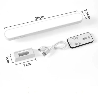 Magnetic LED Desk Lamp USB Rechargeable Clamp Light