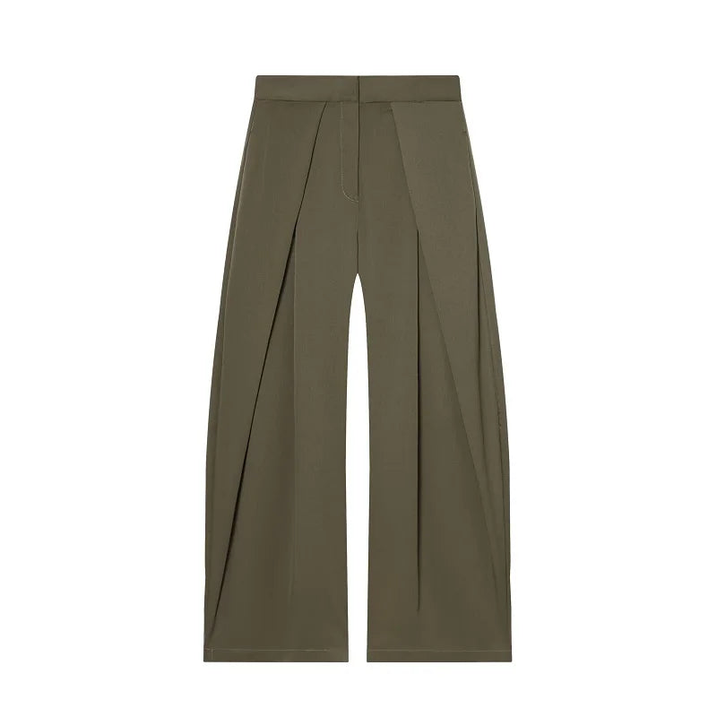 Black Baggy Wide Leg Pants